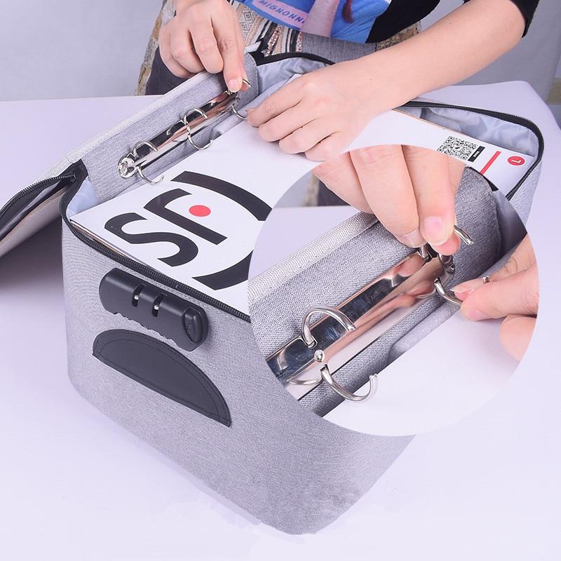 Document Case Lockable & Waterproof Multi-Compartment