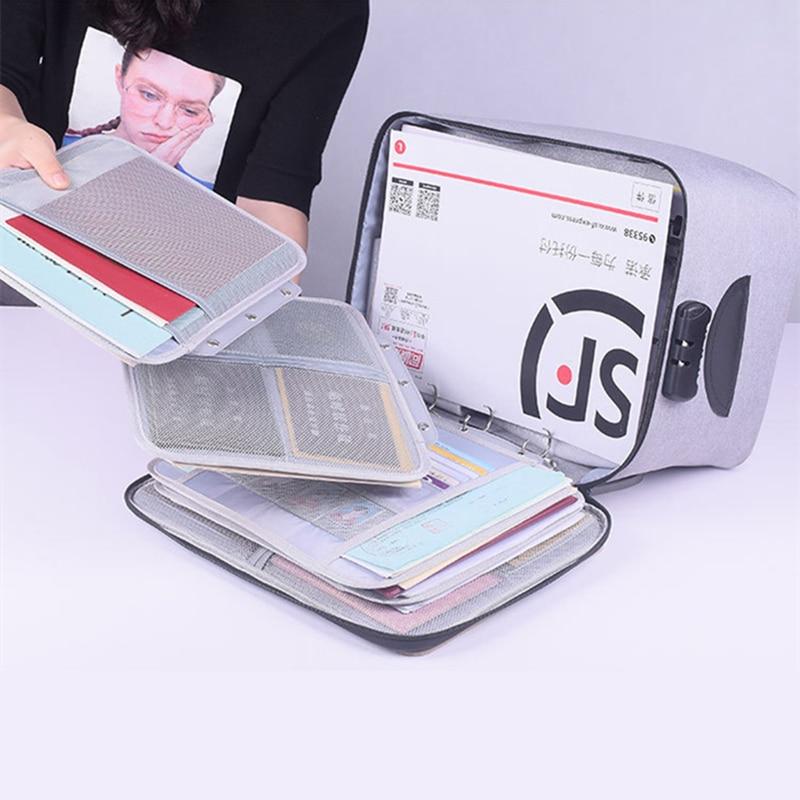Document Case Lockable & Waterproof Multi-Compartment