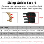 Dog Ankle Brace Neoprene Compression Reflective Strips