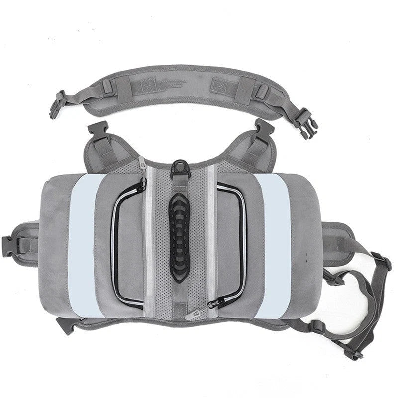 Dog Backpack Large Adjustable Fit Breathable Oxford Cloth