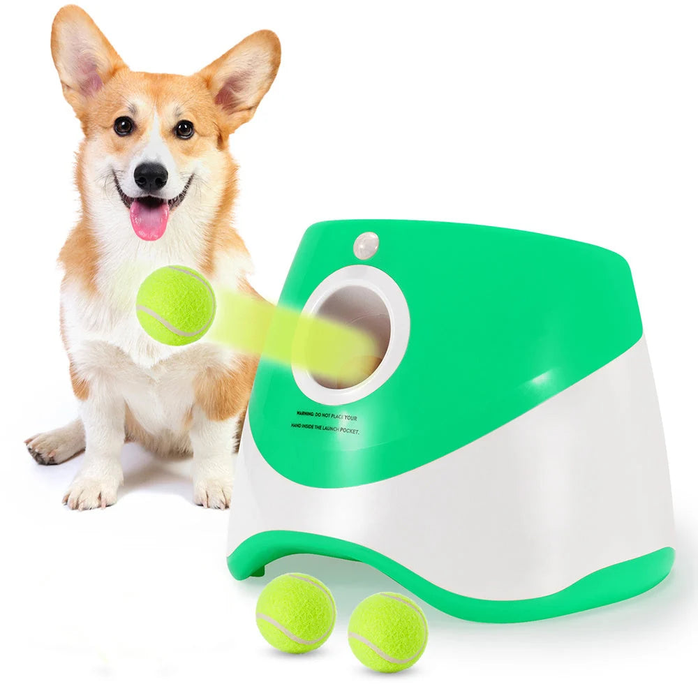 Dog Ball Launcher Adjustable Distance & Motion Sensor