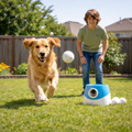 Dog Ball Launcher Automatic Adjustable Distance USB Rechargeable