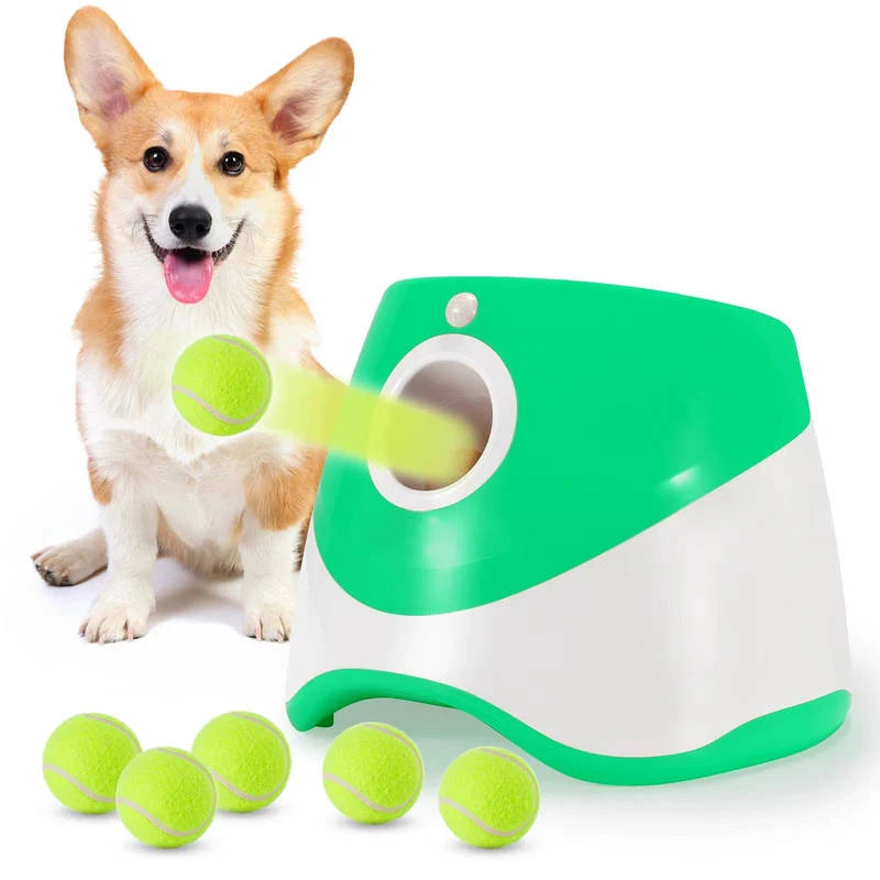 Dog Ball Launcher Rechargeable Motion Sensor 3 Distance Modes