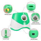 Dog Ball Launcher Rechargeable Motion Sensor 3 Distance Modes