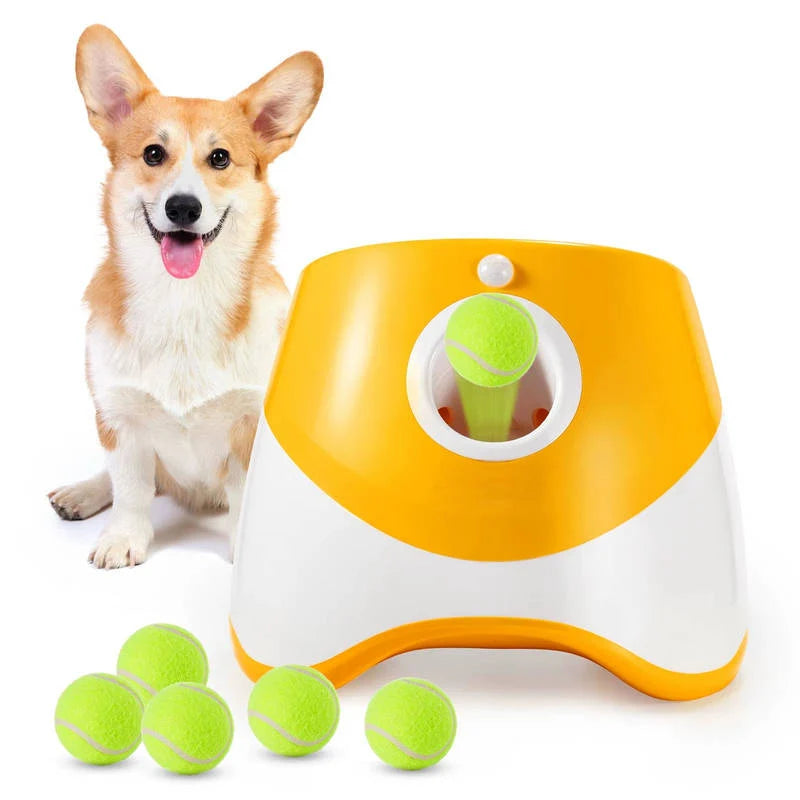 Dog Ball Launcher Rechargeable Motion Sensor 3 Distance Modes