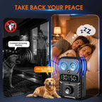 Dog Bark Deterrent Dual Ultrasonic Adjustable Range Rechargeable