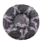 Dog Bed Calming Plush Donut Bolster Machine Washable