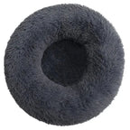 Dog Bed Calming Plush Donut Bolster Machine Washable