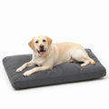 Dog Bed Chew-Resistant Canvas Plush Filling Non-Slip Bottom