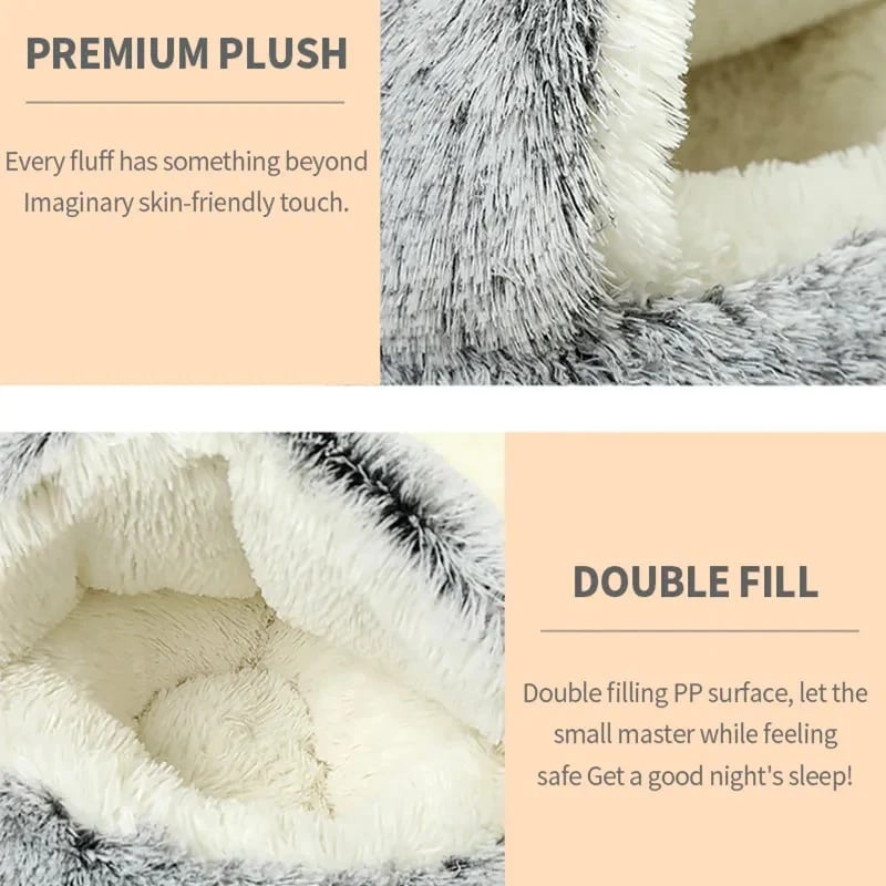 Dog Bed Convertible Bed & Blanket Anti-Slip