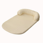 Dog Bed Cooling Silk Soft Foam & Removable Cover