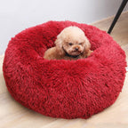 Dog Bed Donut Joint & Neck Support Faux Fur