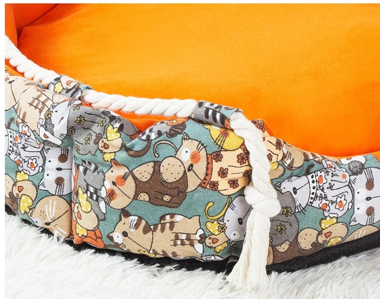 Dog Bed Four-Season Removable Machine-Washable Cover