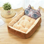 Dog Bed Large Breed Soft Breathable Removable Washable Cover