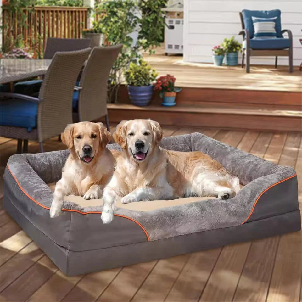 Dog Bed Orthopedic Foam Waterproof & Removable Cover