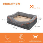 Dog Bed Orthopedic Foam Waterproof & Removable Cover