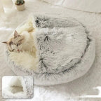 Dog Bed Plush Donut Ultra-Soft Anti-Slip & Machine Washable