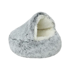 Dog Bed Plush Donut Ultra-Soft Anti-Slip & Machine Washable