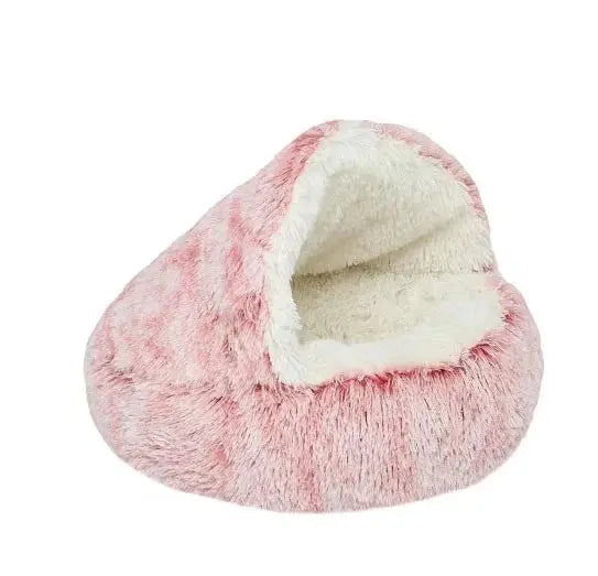 Dog Bed Plush Donut Ultra-Soft Anti-Slip & Machine Washable
