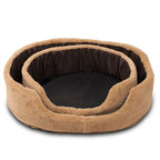 Dog Bed Round Breathable Fleece & Cotton Hand-Washable