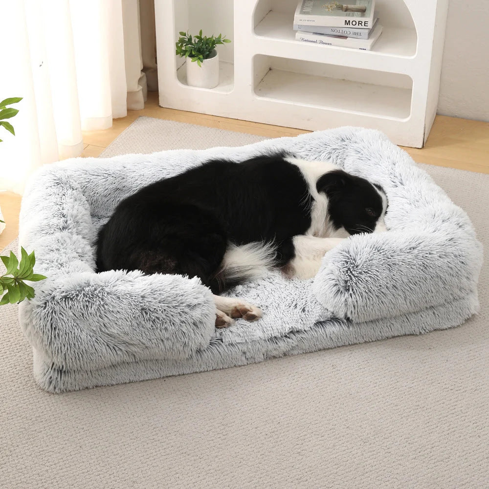 Dog Bed Round Soft Cloth Multiple Sizes