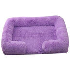 Dog Bed Round Soft Cloth Multiple Sizes
