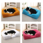 Dog Bed Round Soft Cloth Multiple Sizes