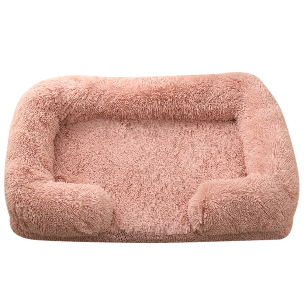 Dog Bed Round Soft Cloth Multiple Sizes