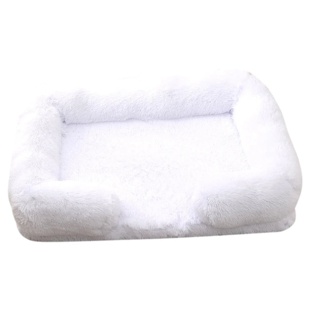 Dog Bed Round Soft Cloth Multiple Sizes
