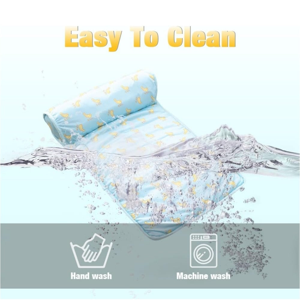 Dog Bed Self-Cooling Plush Pillow Machine Washable