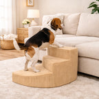 Dog Bed Stairs Orthopedic Foam Non-Slip Base & Washable Cover