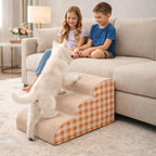 Dog Bed Steps High-Density Foam Non-Slip Wipe-Clean