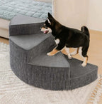 Dog Bed Steps Joint-Friendly Non-Slip Foam & Washable Cover