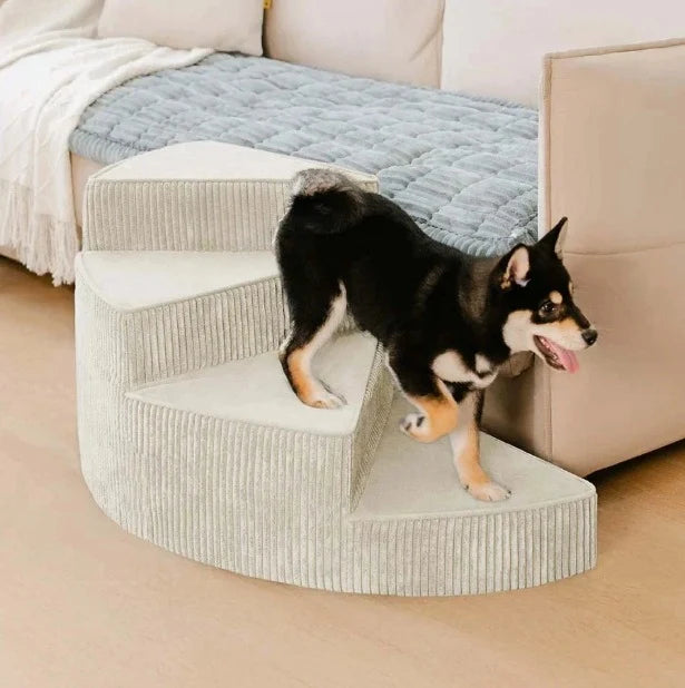 Dog Bed Steps Joint-Friendly Non-Slip Foam & Washable Cover