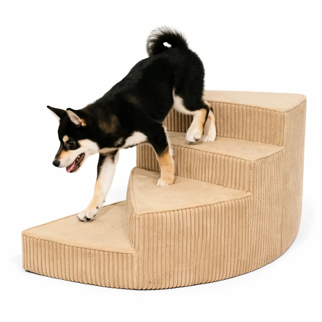 Dog Bed Steps Joint-Friendly Non-Slip Foam & Washable Cover