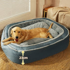 Dog Bed Thermal Plush Polyester-Cotton