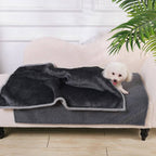 Dog Blanket Sherpa Fleece Waterproof Raised Edge