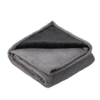 Dog Blanket Waterproof Sherpa Fleece Raised Rim