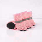 Dog Boots Breathable Mesh Non-Slip Set of 4