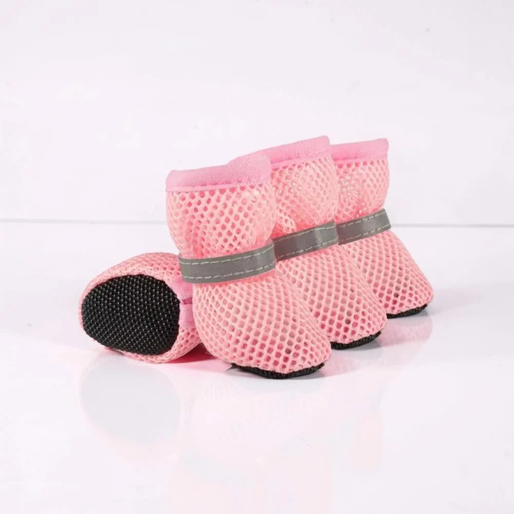 Dog Boots Breathable Mesh Non-Slip Set of 4