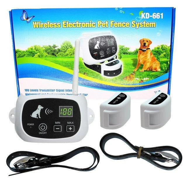 Dog Boundary System Wireless Adjustable Range & Training Mode
