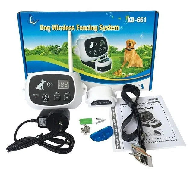 Dog Boundary System Wireless Adjustable Range & Training Mode