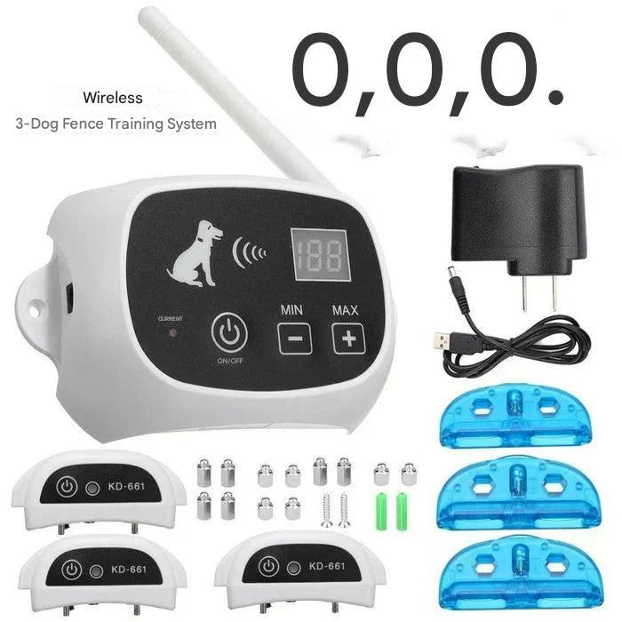 Dog Boundary System Wireless Adjustable Range & Training Mode