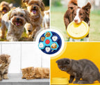 Dog Bowl Slow Feeder 4-Layer Puzzle Non-Slip Base