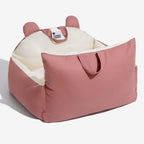 Dog Car Bed High Sides Seatbelt Clip Removable Cover