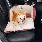 Dog Car Bed High Sides Seatbelt Clip Removable Cover