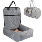 Dog Car Bed Plush Padded Non-Slip Nylon