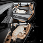 Dog Car Mat Memory Foam Waterproof Reinforced Sidewalls