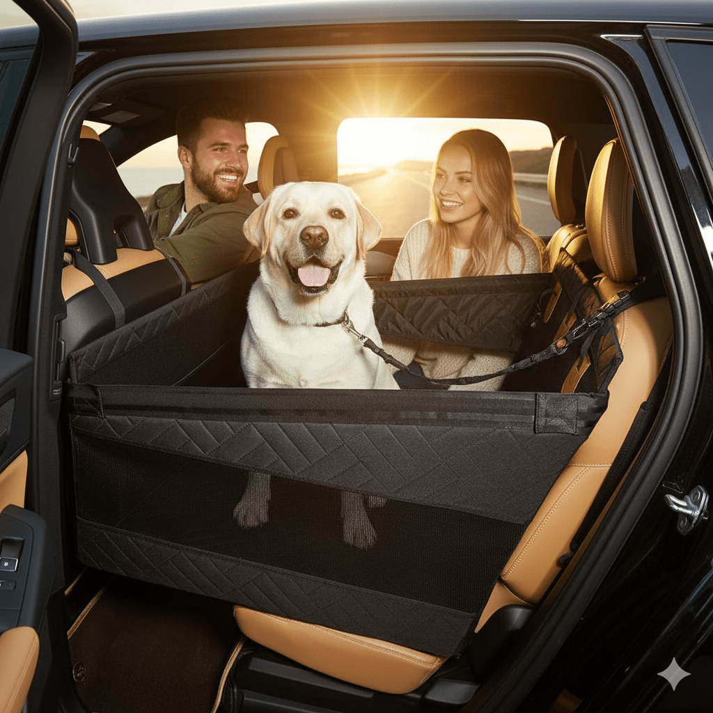 Dog Car Mat Memory Foam Waterproof Reinforced Sidewalls