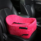 Dog Car Seat Armrest Portable Quick-Install Washable Cloth
